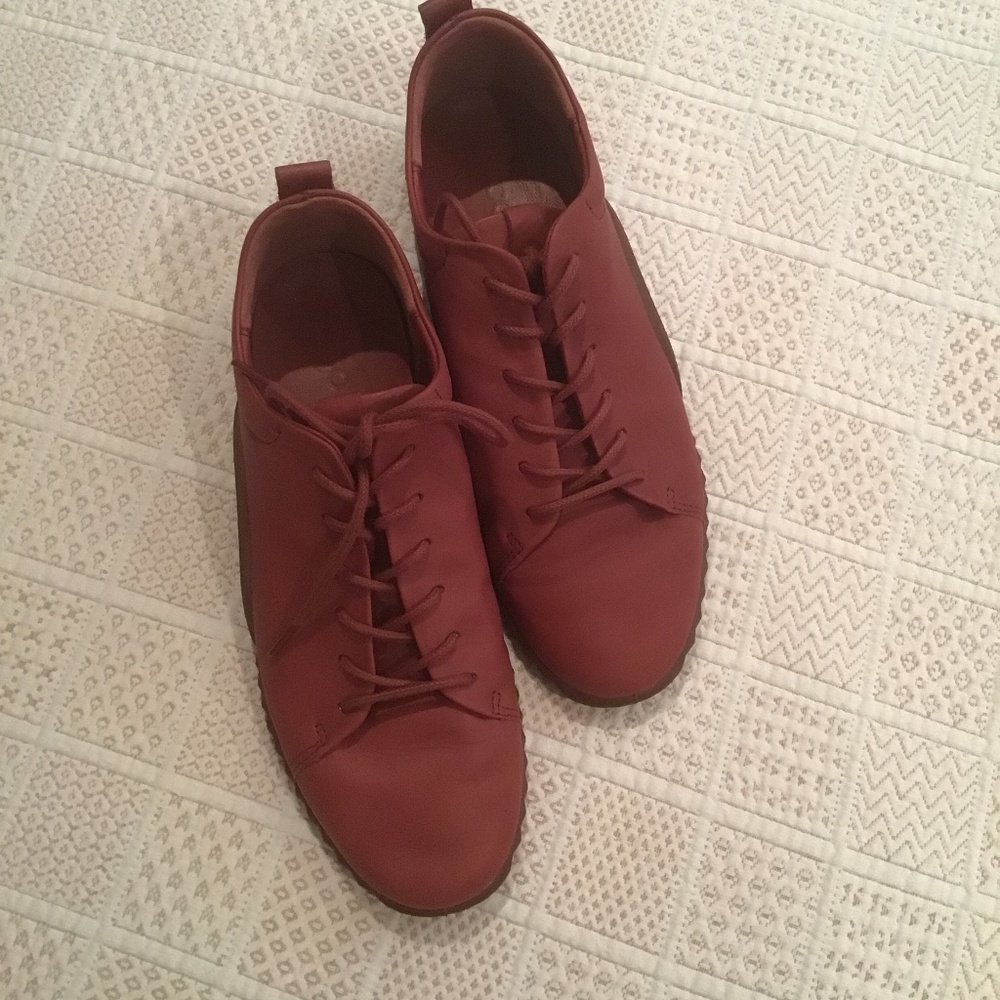 Fine Leather Tuscan Red Shoes